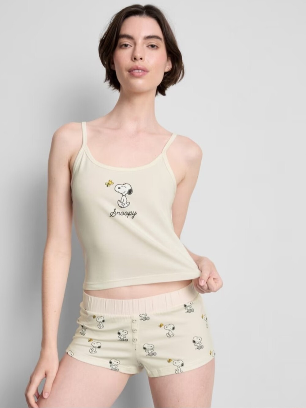 Snoopy Pajama Set Tank Top and Shorts Primark